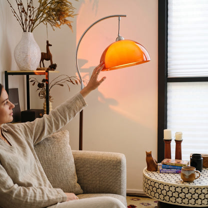Aura Arc Floor Lamp with Optional Table