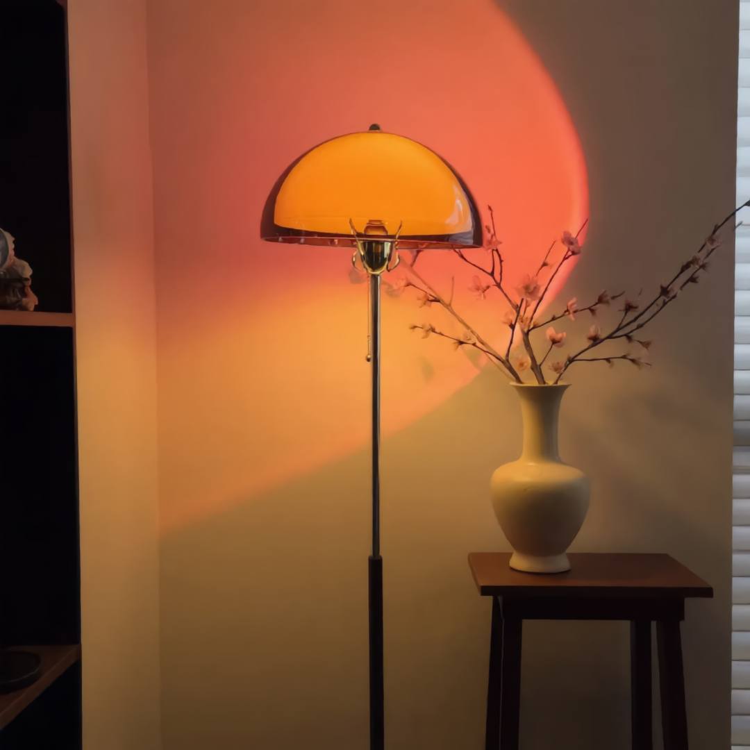 Aura Mushroom Bauhaus Floor Lamp