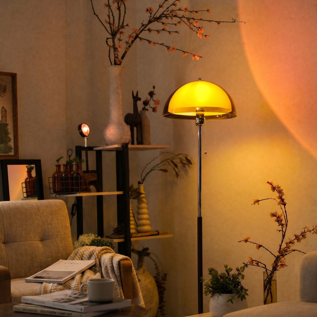 Aura Mushroom Bauhaus Floor Lamp
