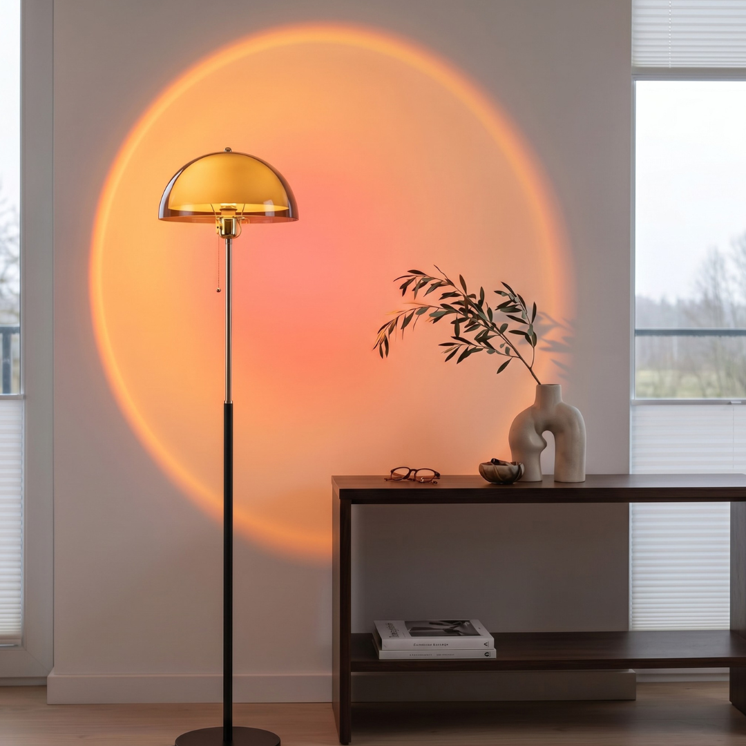 Aura Mushroom Bauhaus Floor Lamp
