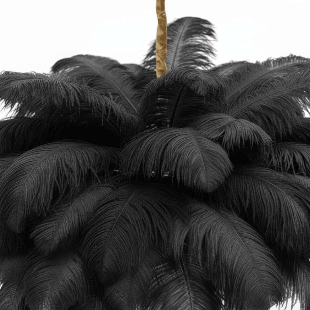 CharmeHaven™️ Ostrich Feather Chandelier