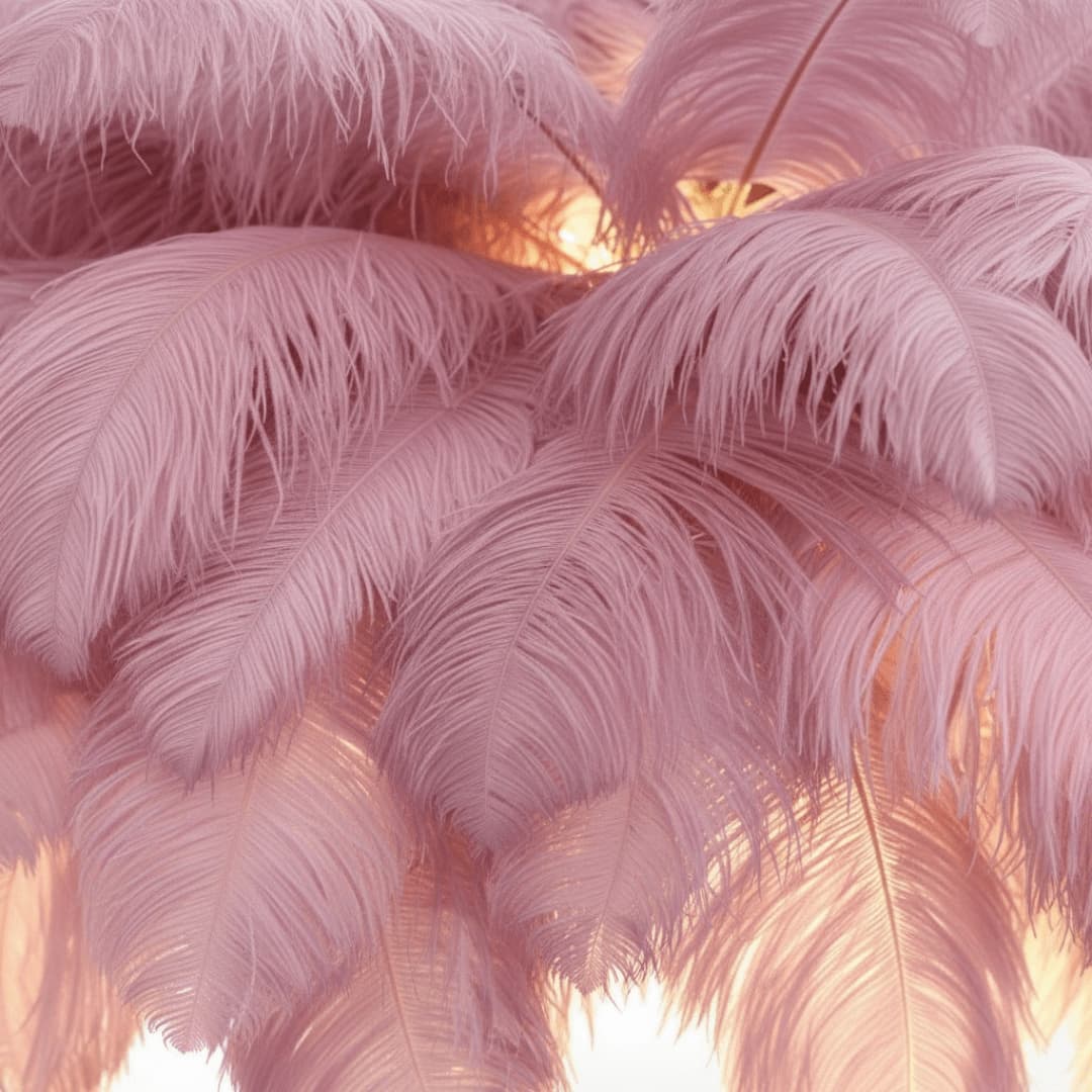 CharmeHaven™️ Ostrich Feather Chandelier