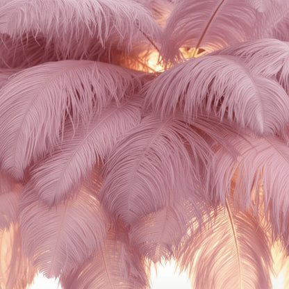 CharmeHaven™️ Ostrich Feather Chandelier