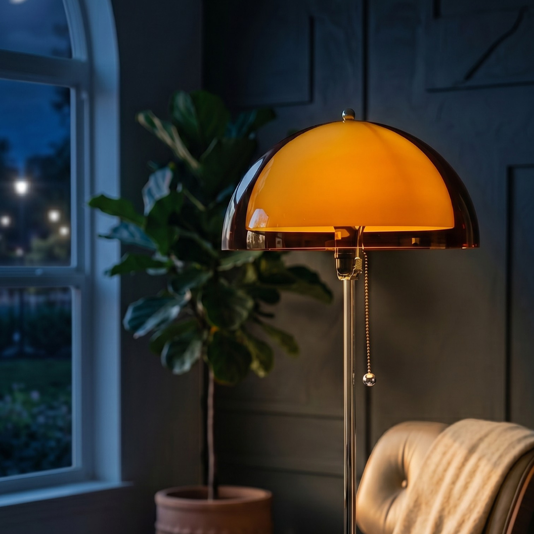 Aura Mushroom Bauhaus Floor Lamp