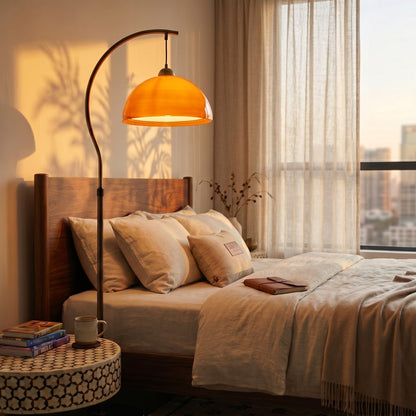 Aura Arc Floor Lamp with Optional Table