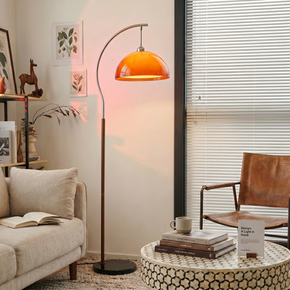 Aura Arc Floor Lamp with Optional Table
