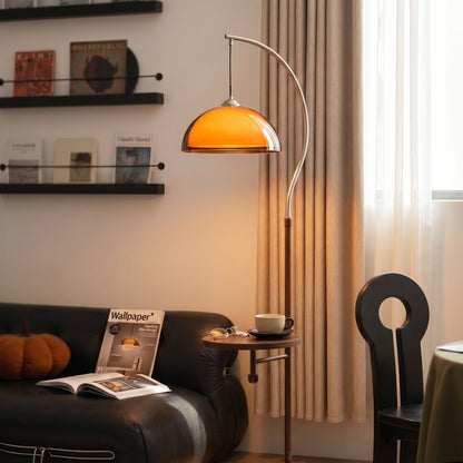 Aura Arc Floor Lamp with Optional Table