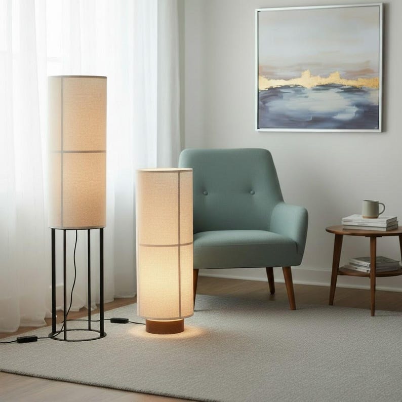 The Kuro Column Lamp - Charme Haven